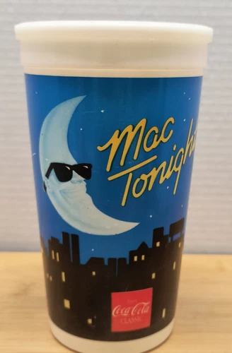 McDonalds MAC TONIGHT Coke Cup W/ LID! Vintage 1987