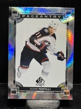 Adam Fantilli #P-62 2023-24 SP Authentic Pageantry Columbus Blue Jackets