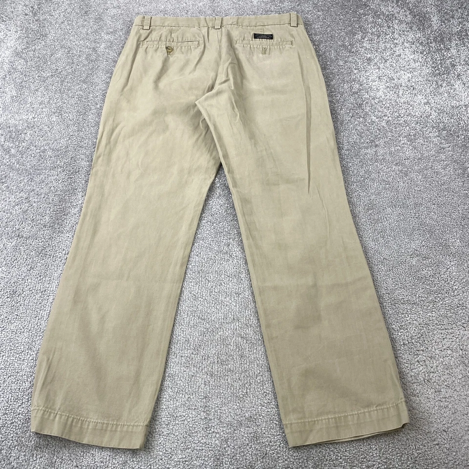 Chino Banana Republic Aiden para hombre 32x30 caqui estilo clásico Foto 4 de 4