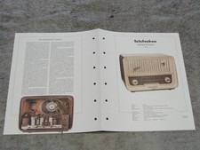 Schaltplan Telefunken R&ouml;hrenradio Radio Jubilate 8 Export v. 1957 Rundfunkmuseum
