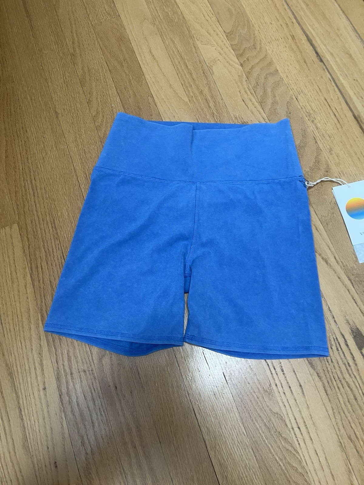 NWT Vuori Washed Biker Shorts - Soft High-Waisted Workout Shorts-image