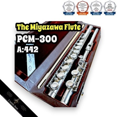 Miyazawa PCM300 Silver Flute A:442 PCM Alloy silverplated