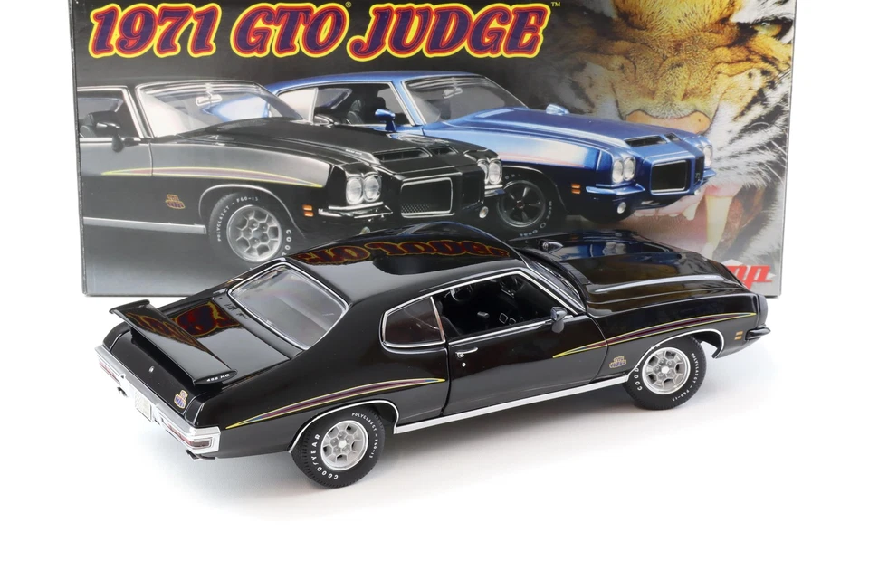 1:18 GMP 1971 PONTIAC GTO JUDGE Coupé Noir G1801220 - Photo 3/4