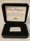 Engelhard Cast Bar 3 Oz Ounce .999 silver with Box And COA/assay E 638