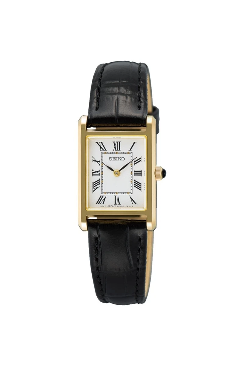 Seiko Orologio Analogico Quarzo Giapponese Uomo con Cinturino in Vera Pelle SSB383P1