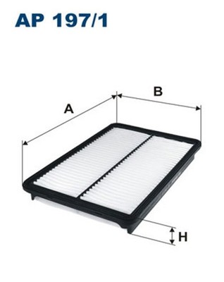 FILTRON Luftfilter AP 197/1 Filtereinsatz für SORENTO XM SANTA KIA FÉ DM HYUNDAI