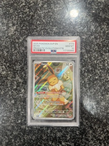 Pokémon Eevee TCG Holo Promo Prismatic Evolutions PSA 10