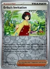 Pokemon Card - Erika's Invitation 160/165 151 Uncommon Reverse Holo Near Mint