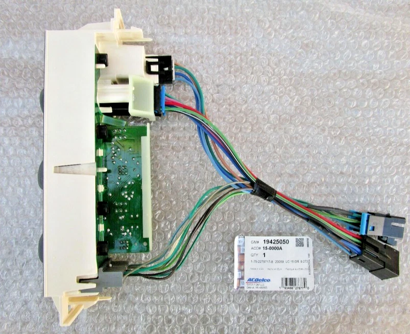 95 TAHOE SILVERADO SUBURBAN GMC C/K CLIMATE CONTROL A/C HEATER TEMP HVAC GM 4X4 - Image 2 of 4