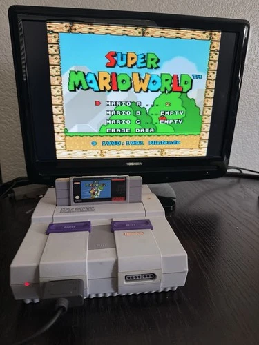 Super Mario World Super Nintendo SNES Game Cartridge *Tested, Cleaned, & Works*