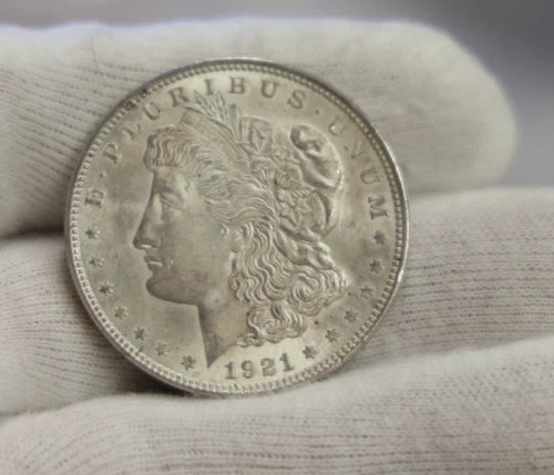 1921 US Morgan Silver Dollar $1 Unc.