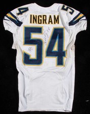 Melvin Ingram 2015 Autographed Game Used Worn Chargers Jersey All-Pro LB NFL COA