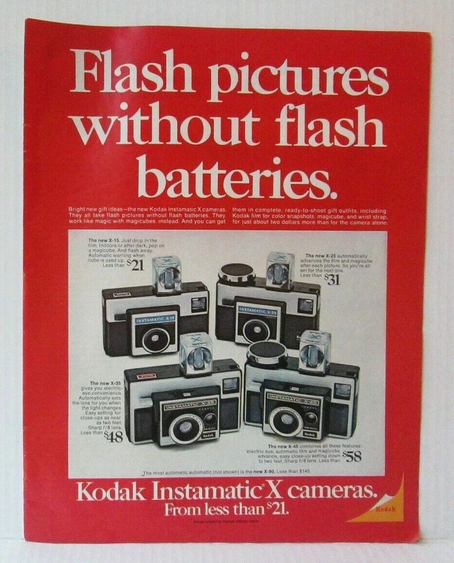 kodak instamatic camera 1970s