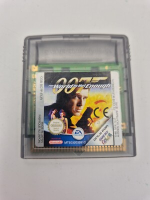007 The World is Not Enough James Bond Nintendo Gameboy Color Gamepak Cart
