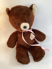 Vintage 1979 Rare Plush Bear Animal Fair Retail Tag 15”