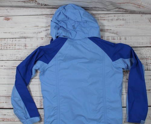 Columbia 14 / 16 Youth Girl's Interchange Hooded Jacket Blue - Picture 8 of 11