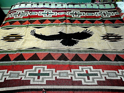 National Wildlife Federation Blanket Throw Winter Lodge Eagle #414183  New READ