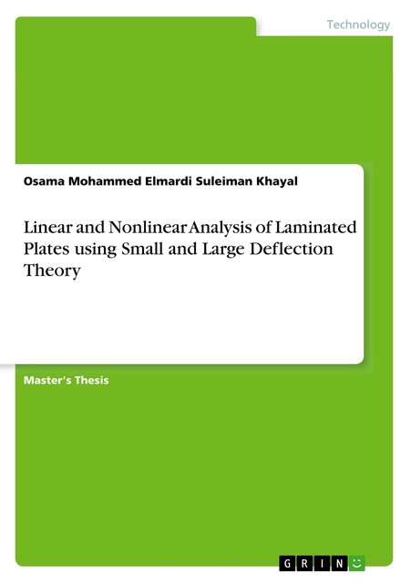 Linear And Nonlinear Analysis of Laminated Plates Using Small And Large ...