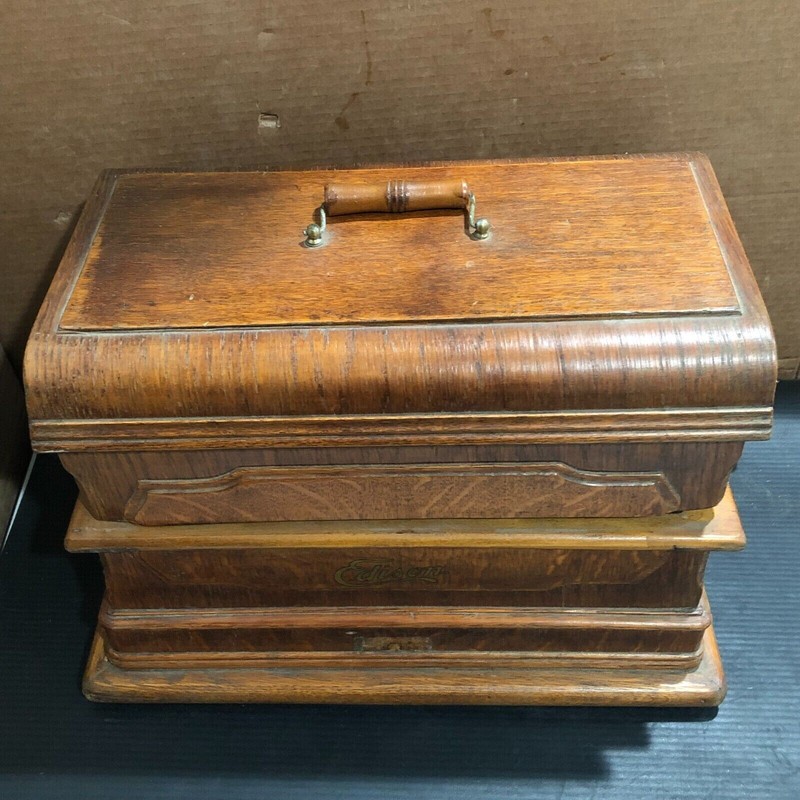 Unique Edison Triumph Phonograph in custom case