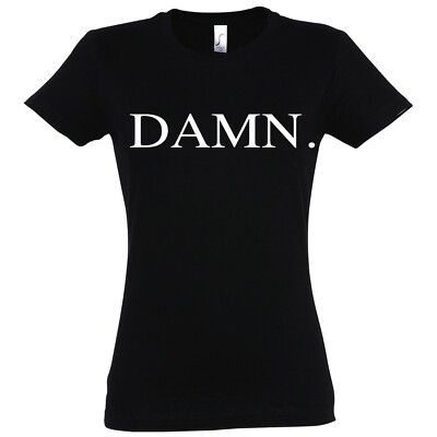 Youth Designz DAMN Damen T-Shirt Rap Hip Hop Kendrick Musik Gangster ASAP Fun 