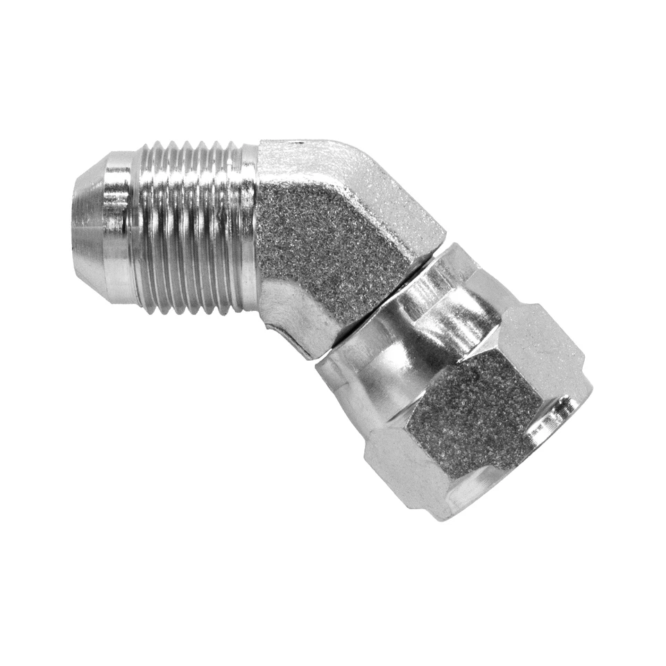 GATES 6502-06-06 Hydraulic Fitting 3/8" Female JIC 45 Swivel X 3/8" Male JIC C5356