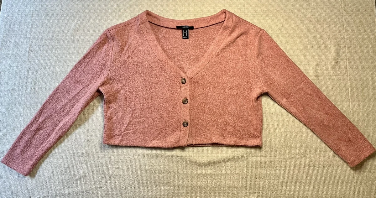 Cropped cardigan forever 21 cheap