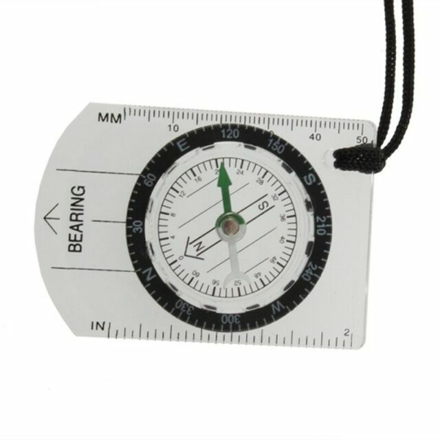 MIL-COM BUTTON COMPASS mini navigation survival hiking army bushcraft 20mm