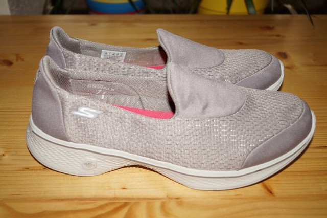 skechers go walk 4 womens silver