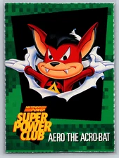 Aero The Acro-Bat Nintendo Super Power Club Magazine Card #113 Perforated