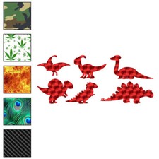 Cartoon Dinosaur, Vinyl Decal Sticker, 40 Patterns  3 Sizes, 6341