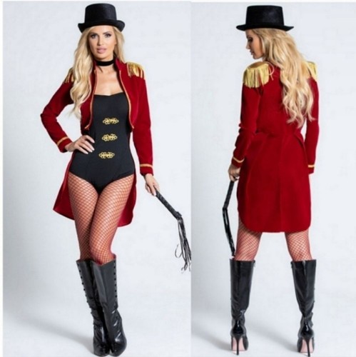 NEW Roma Sassy Sexy Circus Ring Leader 4 Piece Costume Set Size Large Yandy