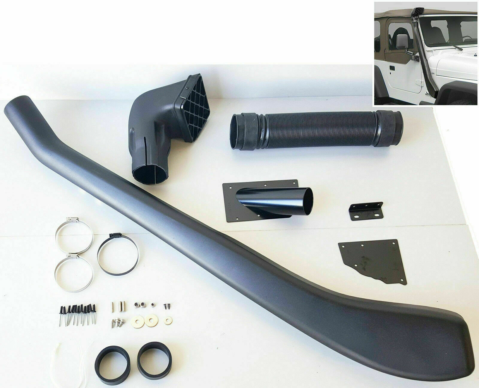 Snorkel Kit For 19992006 Jeep Wrangler TJ YJ Ram Air Intake System 4x4