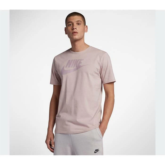 T shirt nike swoosh rose sale