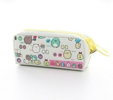 New Sumikko Gurashi Kawaii Pencil Pouch Stationary Yellow Zip  1 Random Pen