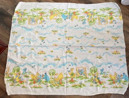 Vintage Sesame Street Baby Nursery Pillowcases and Receiving Blanket Lovey - Picture 7 of 10