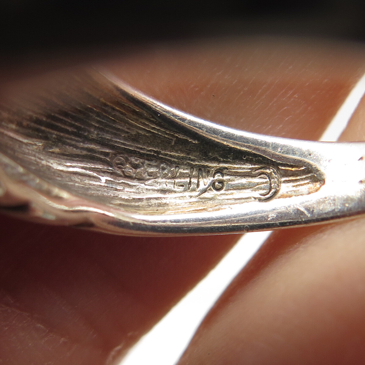 925 Sterling Silver Vintage Modernist Twisted Rope Ring Size
