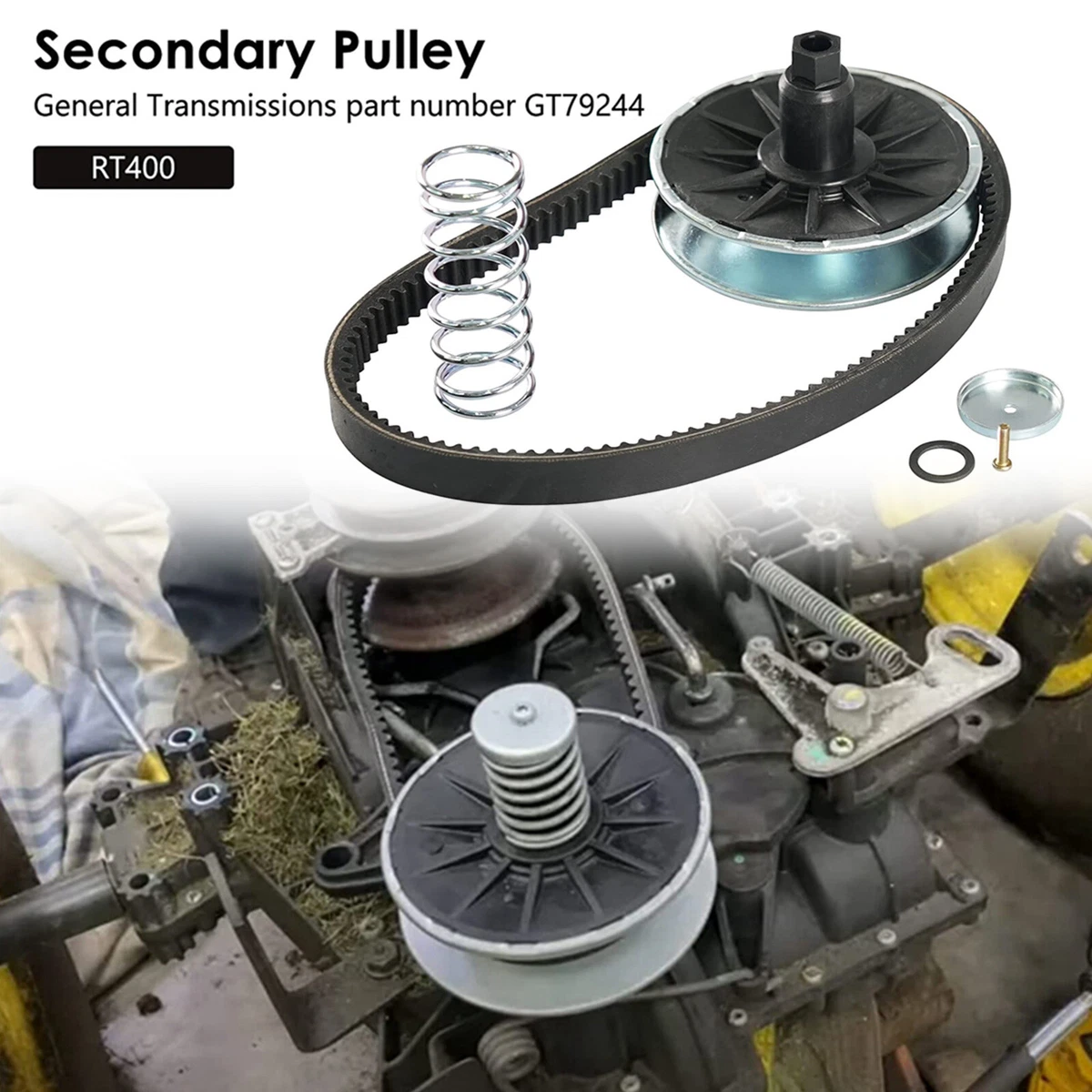 General Transmission Driven Pulley Kit GT79244 For John Deere D105 