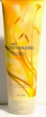 Bath & Body Works WILD HONEYSUCKLE Triple Moisture Body Cream Lotion 8 oz Rare