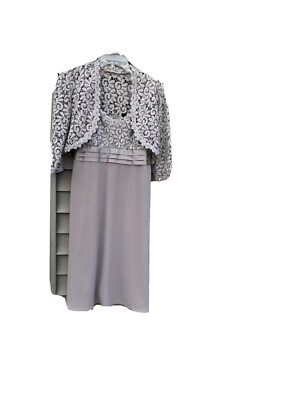 R & M Richards Formal/ Cocktail Dress With Lace Jacket Size 8 Mocha | eBay R & M Richards Formal/ Cocktail Dress With Lace Jacket Size 8 Mocha | eBay