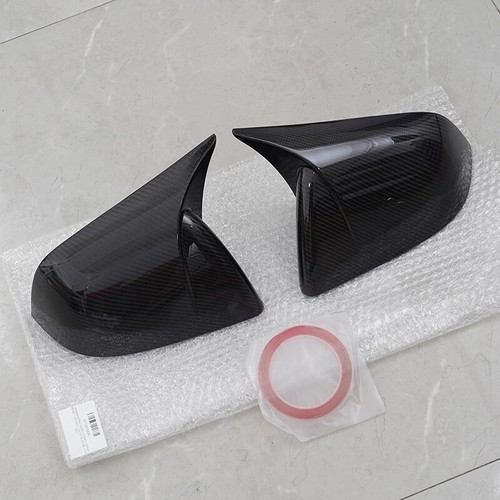 FOR 2020-2024 TESLA MODEL Y M STYLE REAL CARBON FIBER SIDE MIRROR COVERS CAPS 2X - Picture 10 of 11