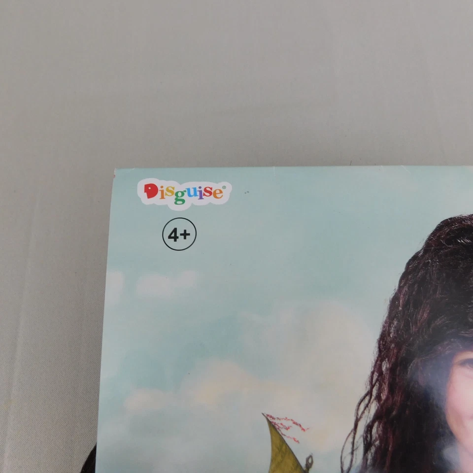 Disney Moana Niña Hawaiano Halloween Disfraz Kit - Peluca y Pegatinas Faciales #4055 Foto 2 de 4