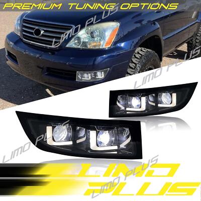 Pair Bumper LED Fog Light Driving Lamps For Lexus GX470 2003-2009 Left+Right