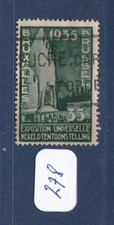 TIMBRE BELGIQUE N° 386 BEAU CACHET -OBL.TB-VOIR SCAN-L583