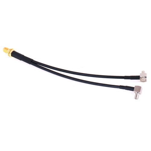 15cm SMA Female To 2 x TS9 Male Plug Y Splitter Combined Pigtail Cable RGSEZ8 - Zdjęcie 9 z 12