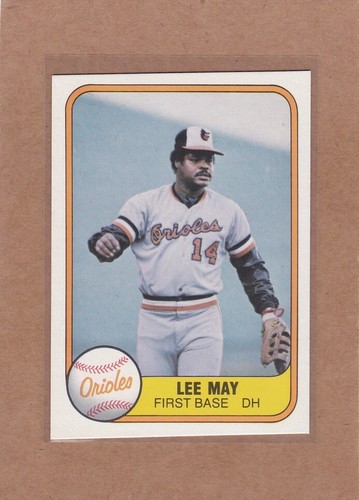 1981 Lee May #183