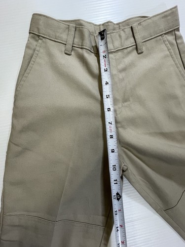 George Boys Cotton Blend Beige Adjustable Inside Wear To School Uniform Pants 8 - Picture 3 of 5