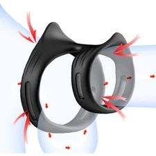 Reusable Penis Stretcher Sleeve Girth Enhancer-Penis-Extender-Ring for Men male