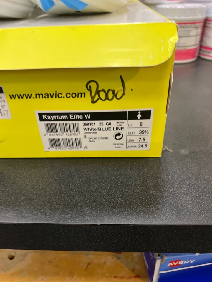 Zapato de carretera Mavic Ksyrium Elite W para mujer blanco/azul 39 1/3 EU/US 7,5 369301 Foto 3 de 3