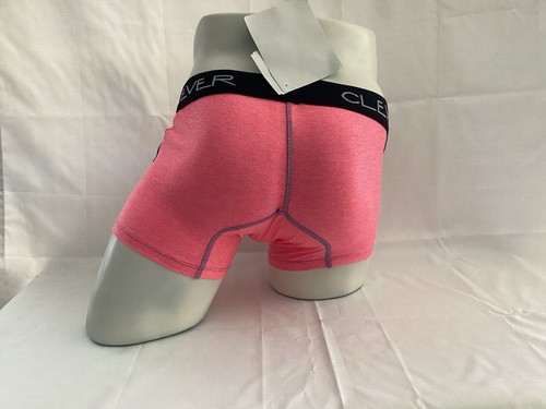 Clever Underwear Boxer Briefs Heather Coral Pink (S) - Picture 2 of 3