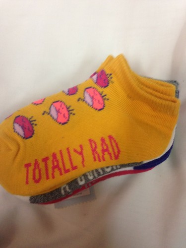 Cat & Jack Girls No Show Socks Super Foods (7 Pairs) Size S Shoe Size 5.5-8.5 - Picture 4 of 4